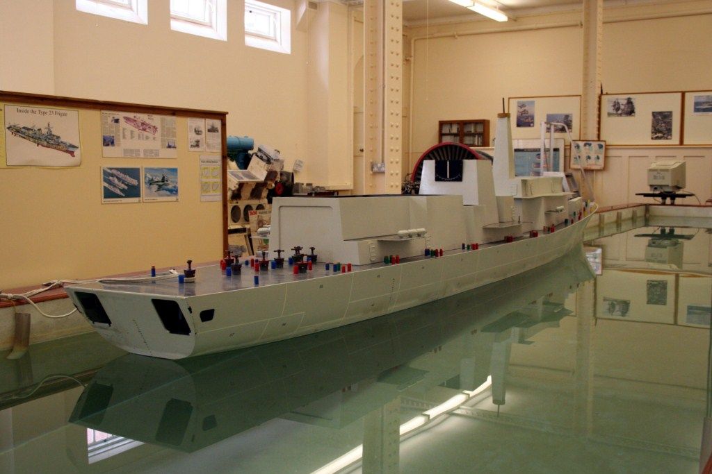 Type 23 damage control model Dartmouth